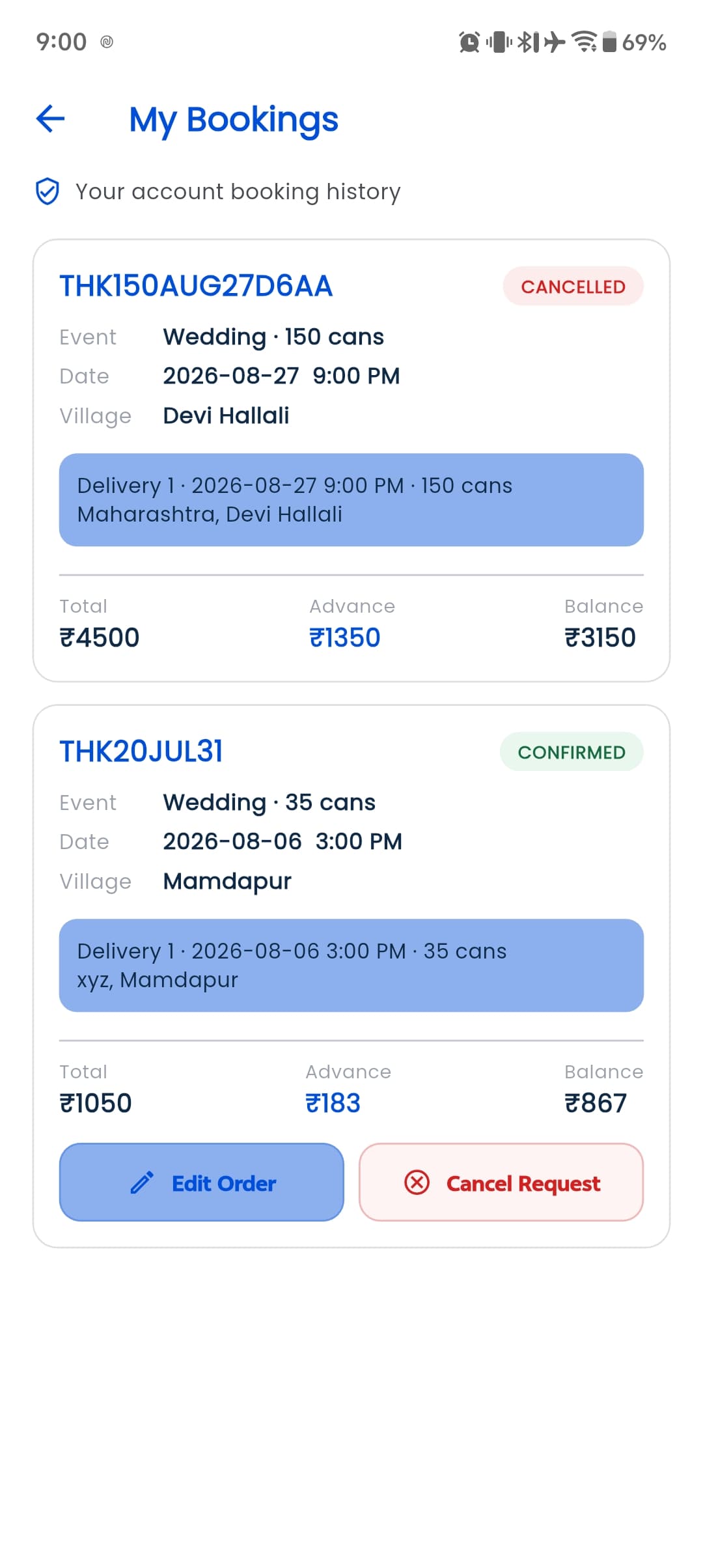 Track every booking